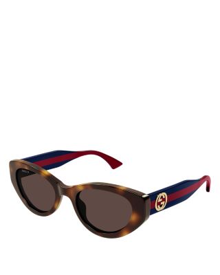 Gucci - New Pop Web Cat Eye Sunglasses, 52mm