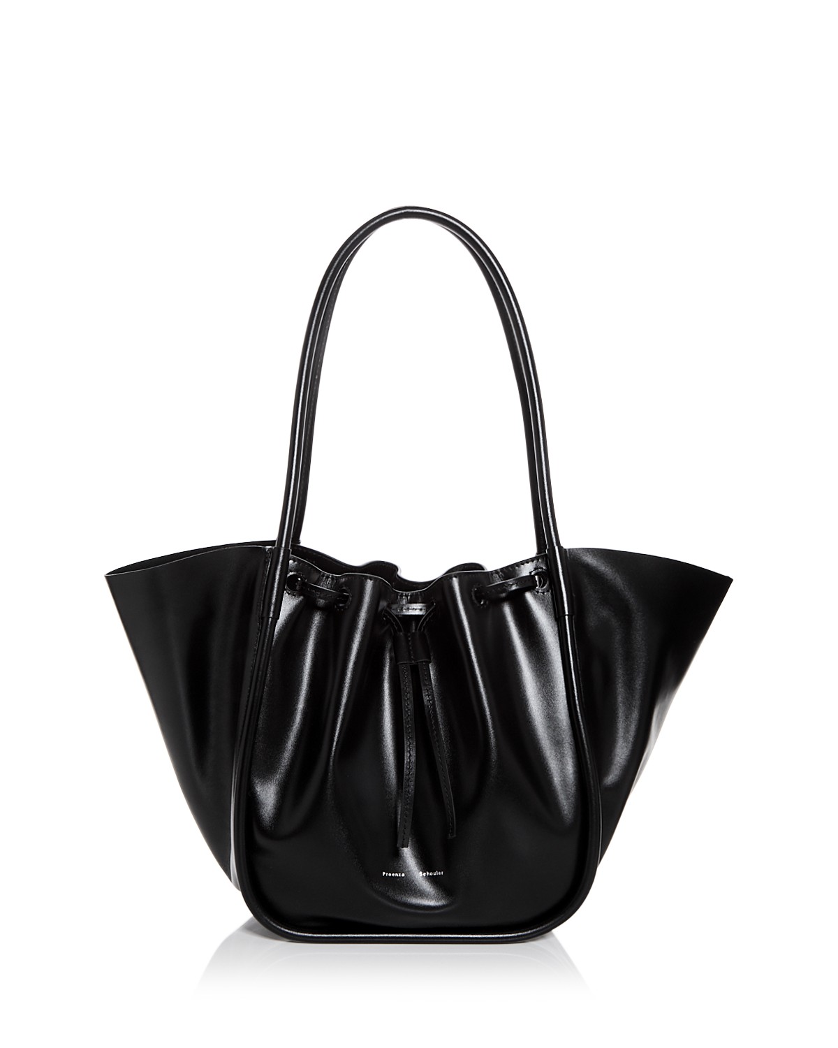 Proenza Schouler Large Ruched Tote in Black