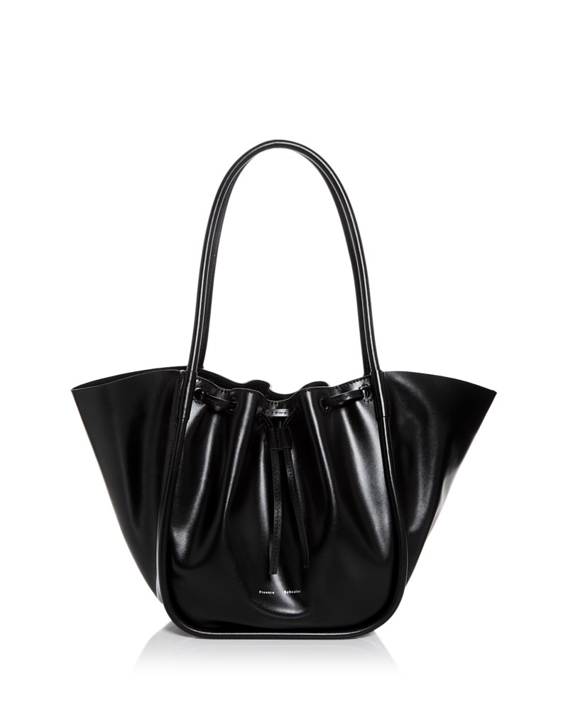 Proenza Schouler Large Ruched Tote in Black
