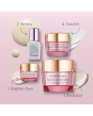 ESTEE LAUDER 4本セット Estée Lauder x Ladurée Resilience Multi-Effect Skincare Set ($237
