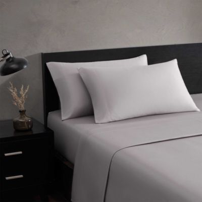 Solid 800 Thread Count Sateen CVC 4 Piece Sheet Set