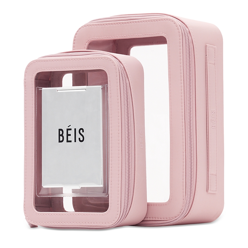 BEIS The in Flight Cosmetic Case in Atlas Pink