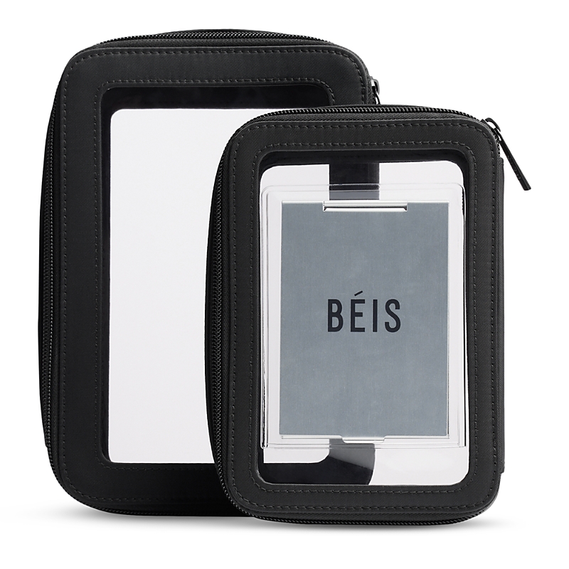 Beis The In Flight Cosmetic Case In Black