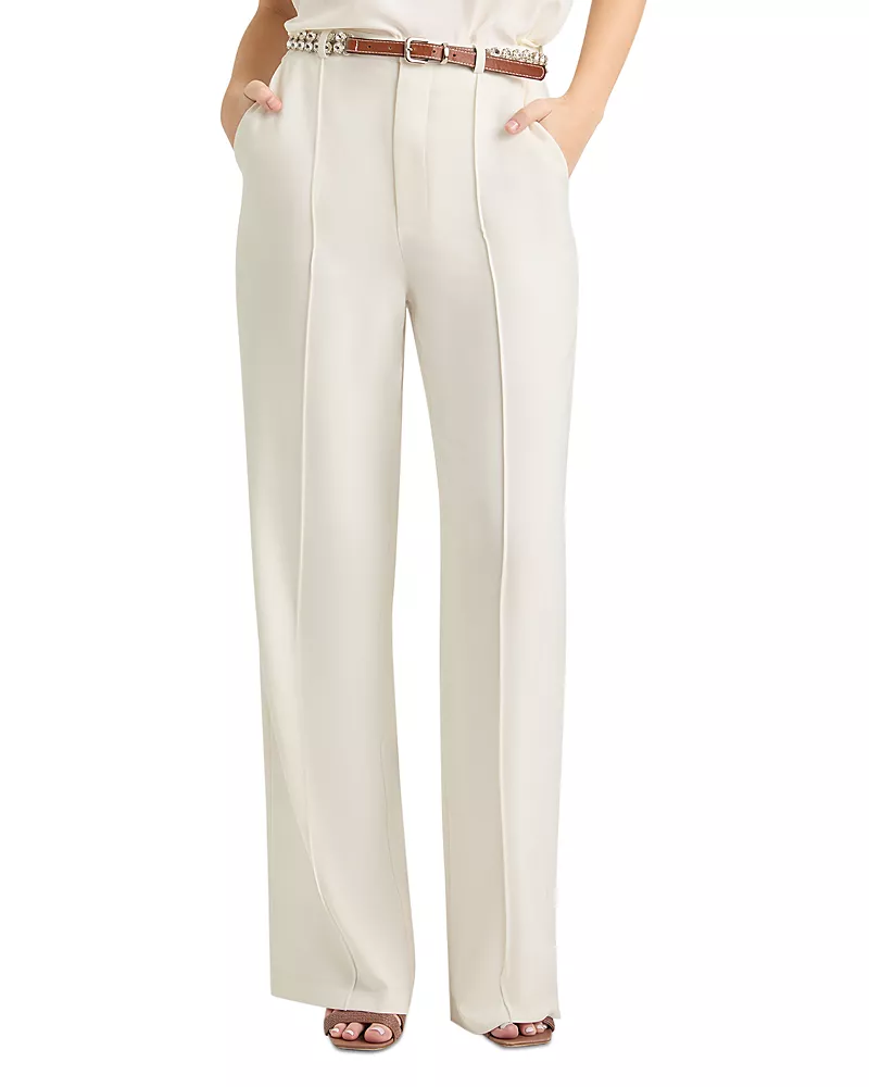 Cinq a Sept Rhinestone Belt Ester Pants