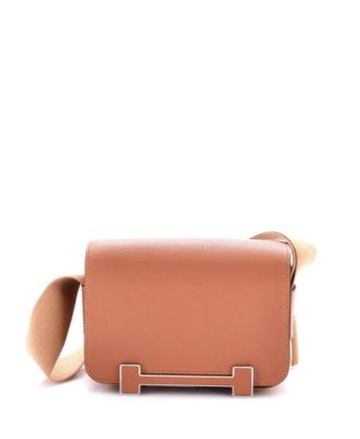 Pre-Owned HERMÈS - Geta Bag Chevre Mysore