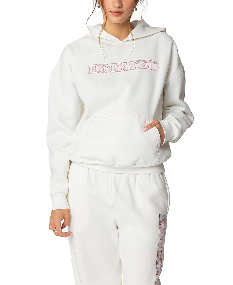 Shop Edikted Hoodie In White