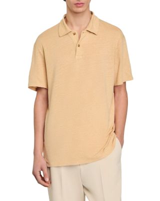 Sandro - Beach Linen Polo Shirt