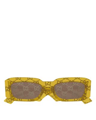 Generation Guccissima Rectangular Sunglasses, 54mm