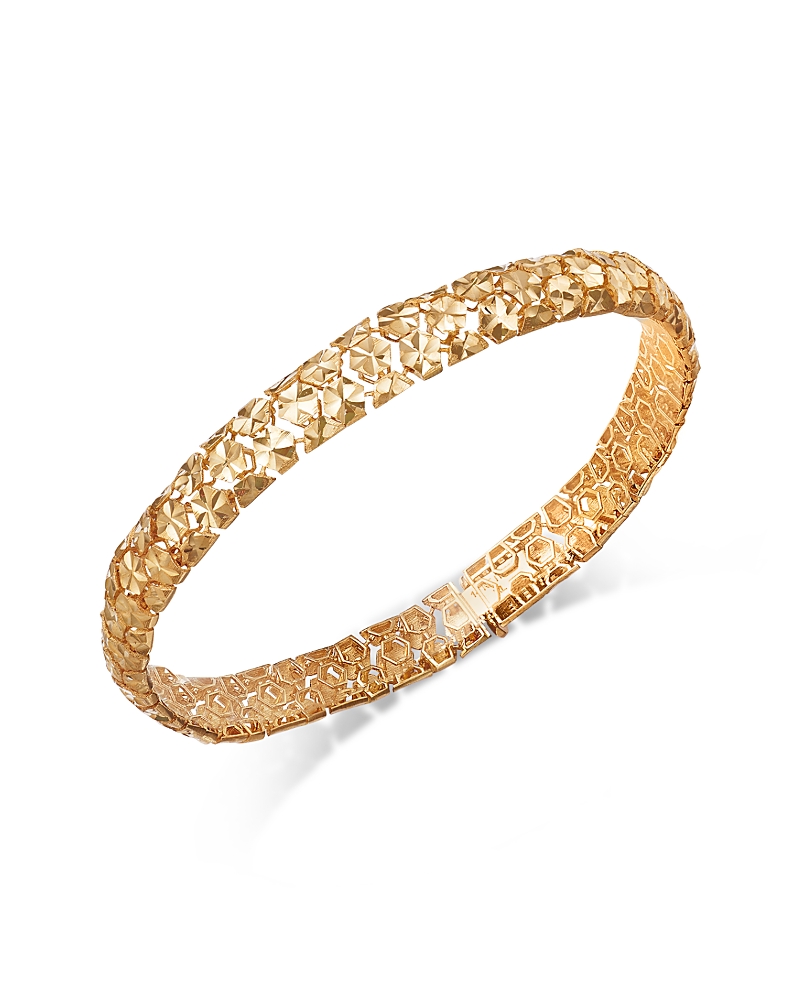BLOOMINGDALE'S FINE COLLECTION SNAKE TEXTURED STATEMENT BRACELET