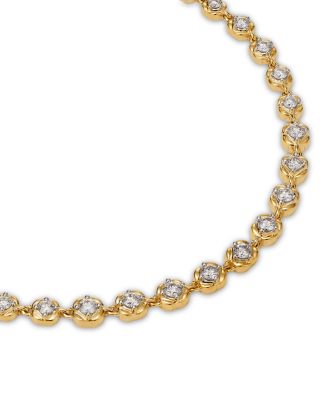 Diamond Link Tennis Bracelet in 14K Yellow Gold, 1.0 tcw