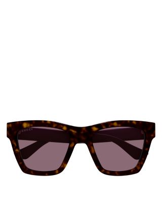 Minimal Cat Eye Sunglasses, 54mm