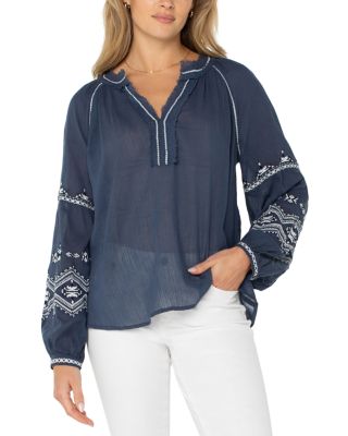 Liverpool Los Angeles - Embroidered Top