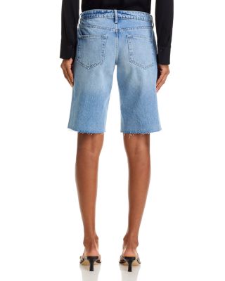 Elise Low Rise Denim Bermuda Shorts