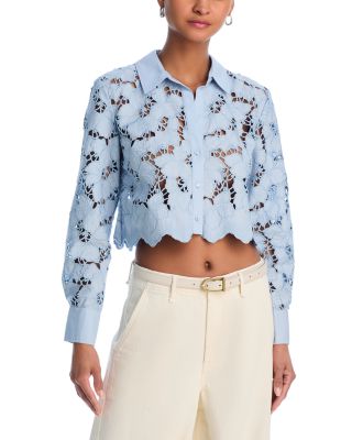 Seychelle Lace Button Front Shirt