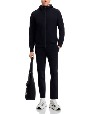 Hooded Zip Front Jacket