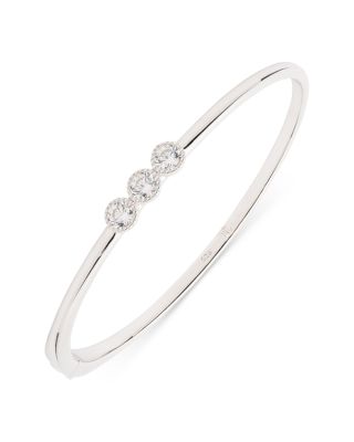 Ralph Lauren - Cubic Zirconia Bangle Bracelet in Sterling Silver