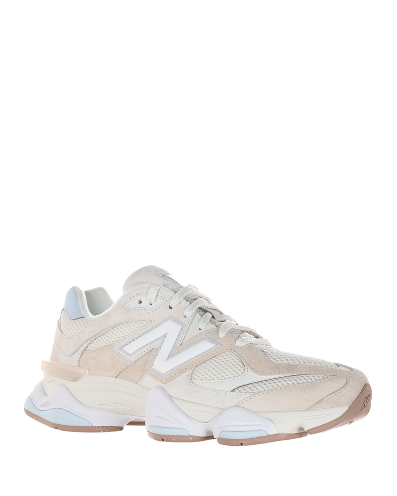 New Balance Futuristic Sneakers With Unique Design Elements In White