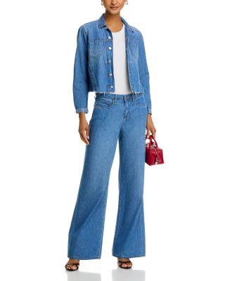 Janelle Button Front Denim Jacket