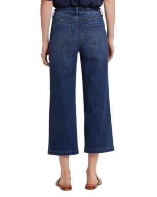 Coco Relaxed Wide Leg Crop Jeans in Rio Rapids