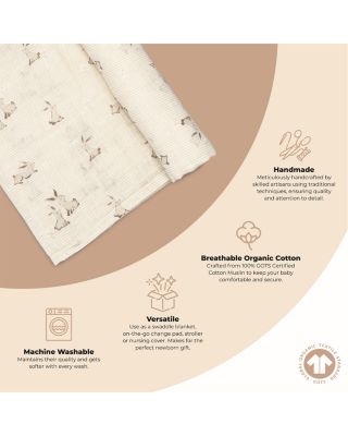 Bunny Single Swaddle Blanket