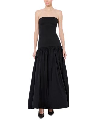 Alice and Olivia Oriana Strapless Drop Waist Dress