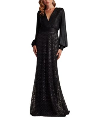 Tadashi Shoji - Amalia Sequin Embroidered Gown