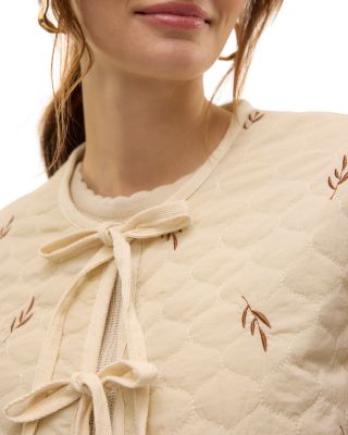 Embroidered Quilted Jacket