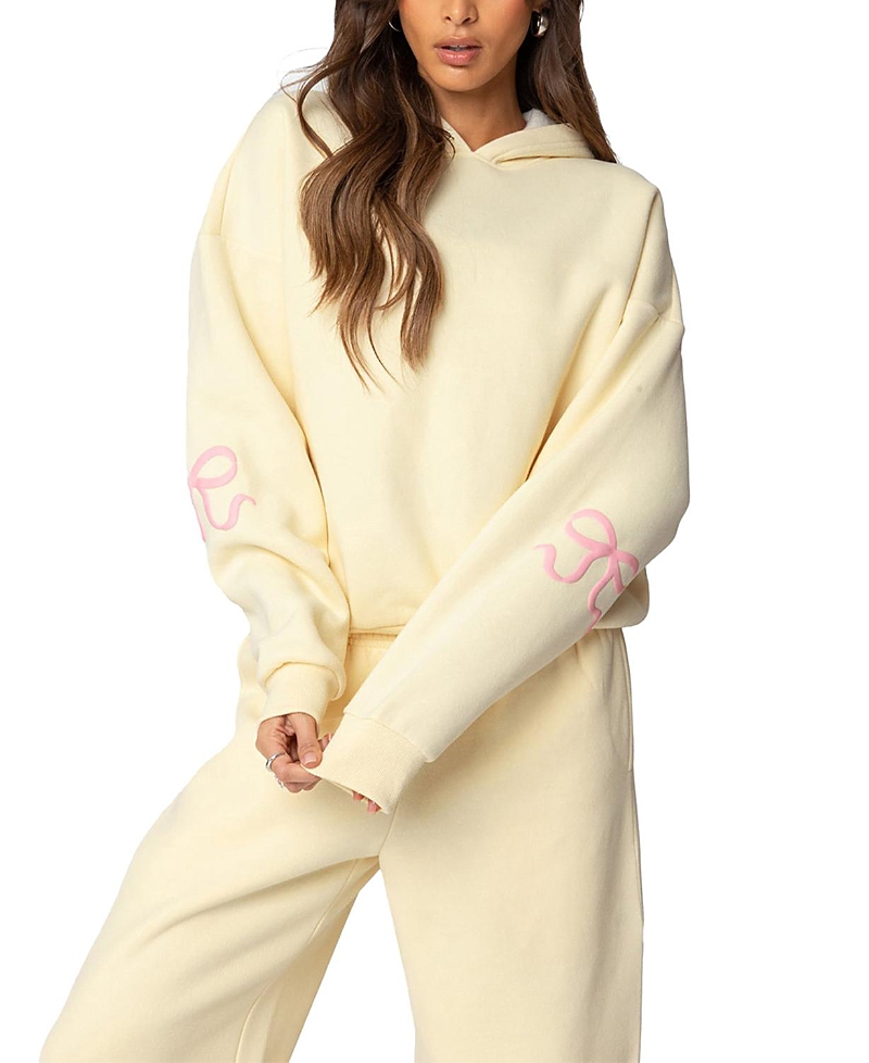 Edikted Bonney Bow Detail Hoodie