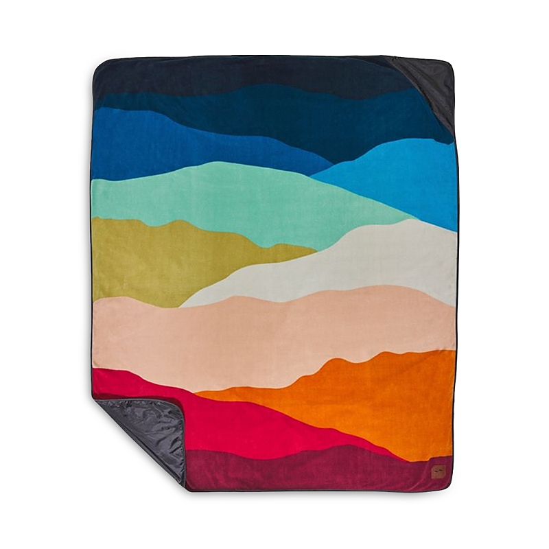 Slowtide Haleakala Recycled Polyester Fleece Camp Blanket In Multi