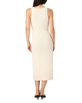 Terry Spun V Neck Midi Dress