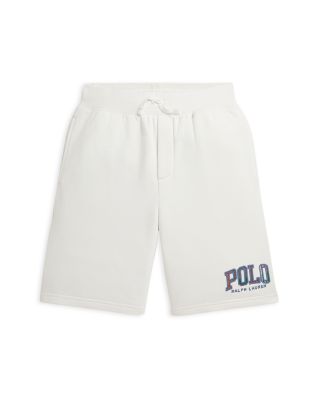 Ralph Lauren - Boys' Madras Logo Fleece Short - Little Kid, Big Kid