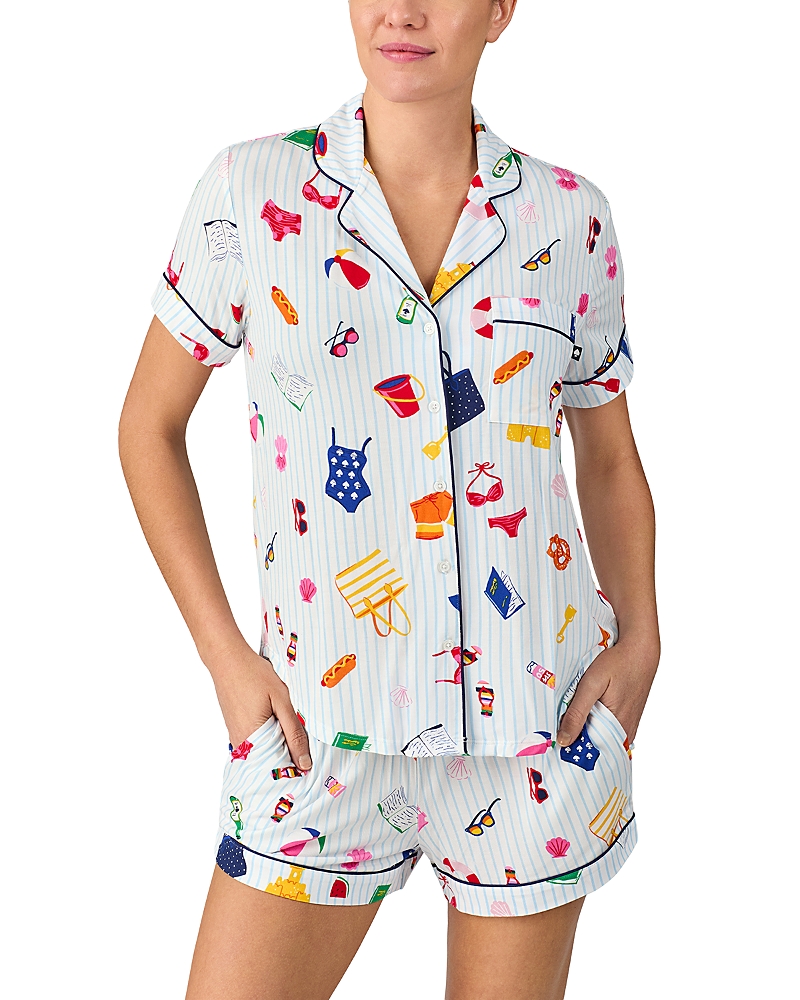 kate spade new york Jersey Boxer Pajama Set