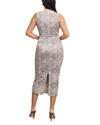 Slinky Jersey Tie Waist Dress