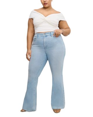 Soft Tech Good Legs Flare Jeans in Indigo841
