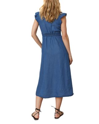 Camila Flutter Sleeve Midi Dress