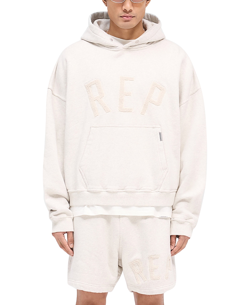 Represent Oversized Fit Rep Applique Logo Hoodie