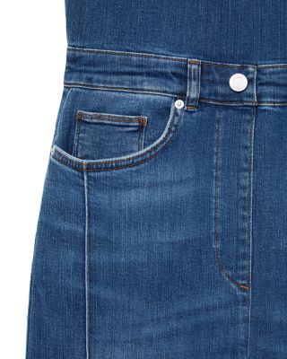 Racer Detailed Denim Jumpsuit