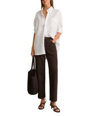 Selin Straight Leg Jeans in Chocolate