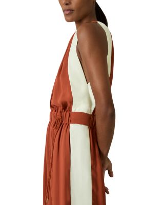 Side Stripe Rope Tie Jumpsuit