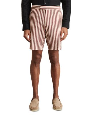 REISS - Side Adjuster Striped Shorts