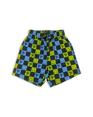 Mish Mish - Boys' Surf Checker Board Swim Trunks - Little Kid