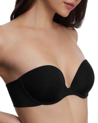 Breathless Strapless Plunge Push Up Bra