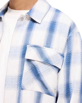 Oversized Fit Season Flannel Plaid Shirt
