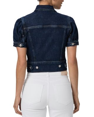 Kendra Puff Sleeve Denim Jacket