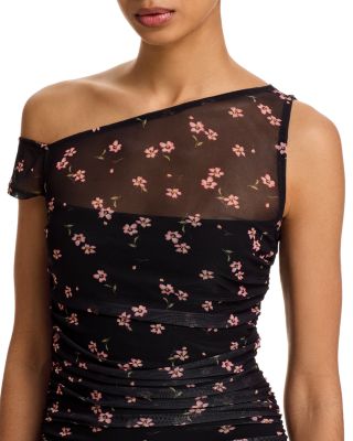 Rowena Floral One Shoulder Mini Dress