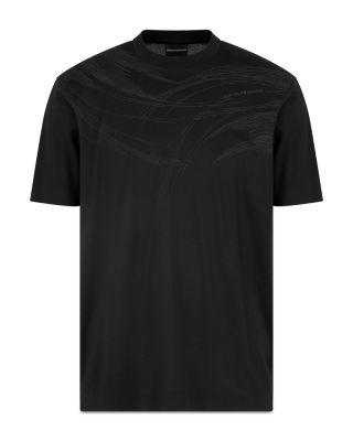 Lyocell Blend Embroidered Motif Tee