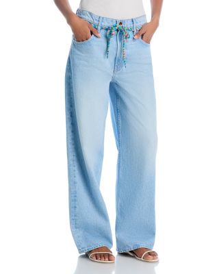MOTHER - The Shoelace Fun Dip Nerdy High Rise Jeans in Whipped