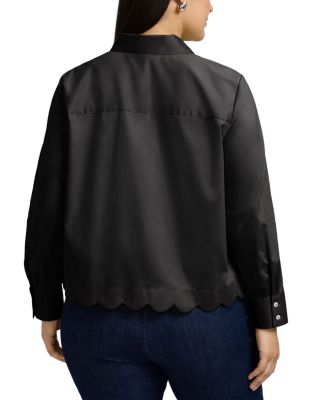 Scarlett Long Sleeved Matte Sateen Shirt