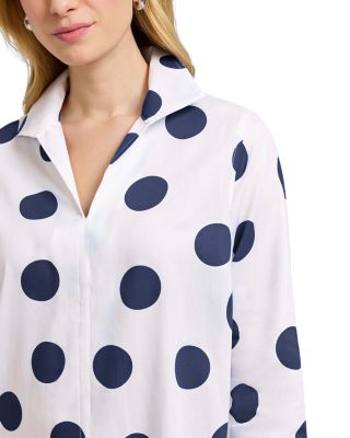 Agnes 3/4 Sleeved Dot Shirt