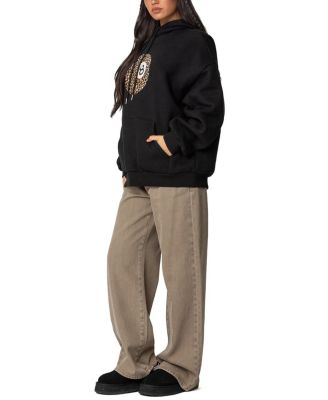 Leopard 8 Oversized Hoodie